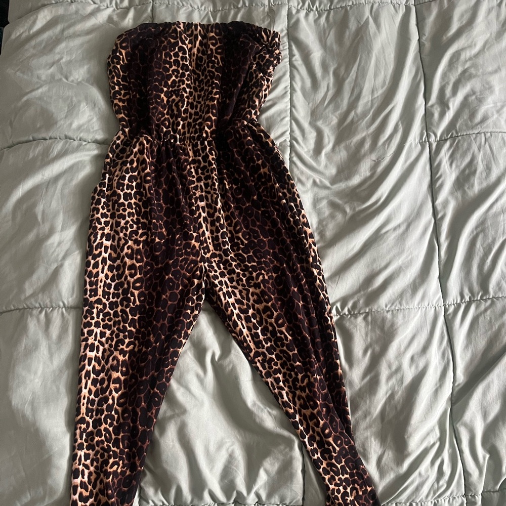 Leopard Print Jumpsuit